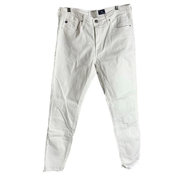 Adriano Goldschmied The Stevie Ankle Jeans White Size 29 - Picture 5 of 8